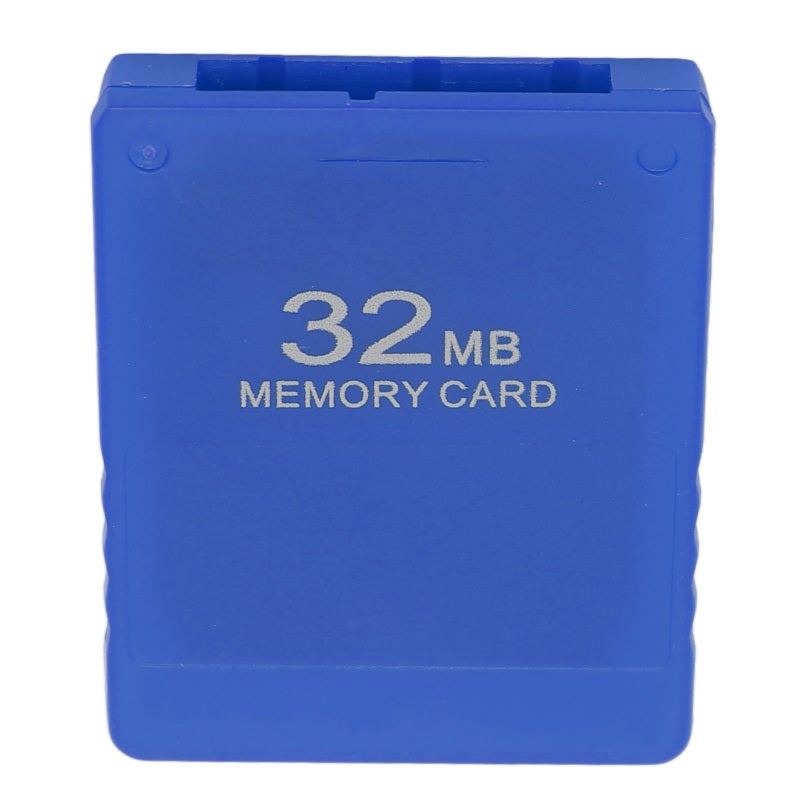 High Speed Memory Card For PS2 32MB Capacity External Gaming Memory Card Compatible With All Versions - Portable Blue Game Console Memory Card For Serious Gamers - Image 2