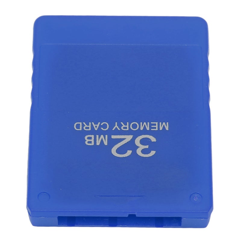 High Speed Memory Card For PS2 32MB Capacity External Gaming Memory Card Compatible With All Versions - Portable Blue Game Console Memory Card For Serious Gamers - Image 3