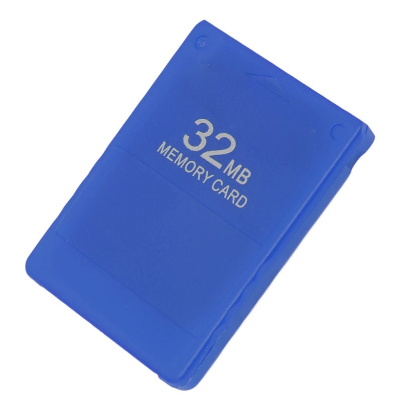 High Speed Memory Card For PS2 32MB Capacity External Gaming Memory Card Compatible With All Versions - Portable Blue Game Console Memory Card For Serious Gamers - Image 4