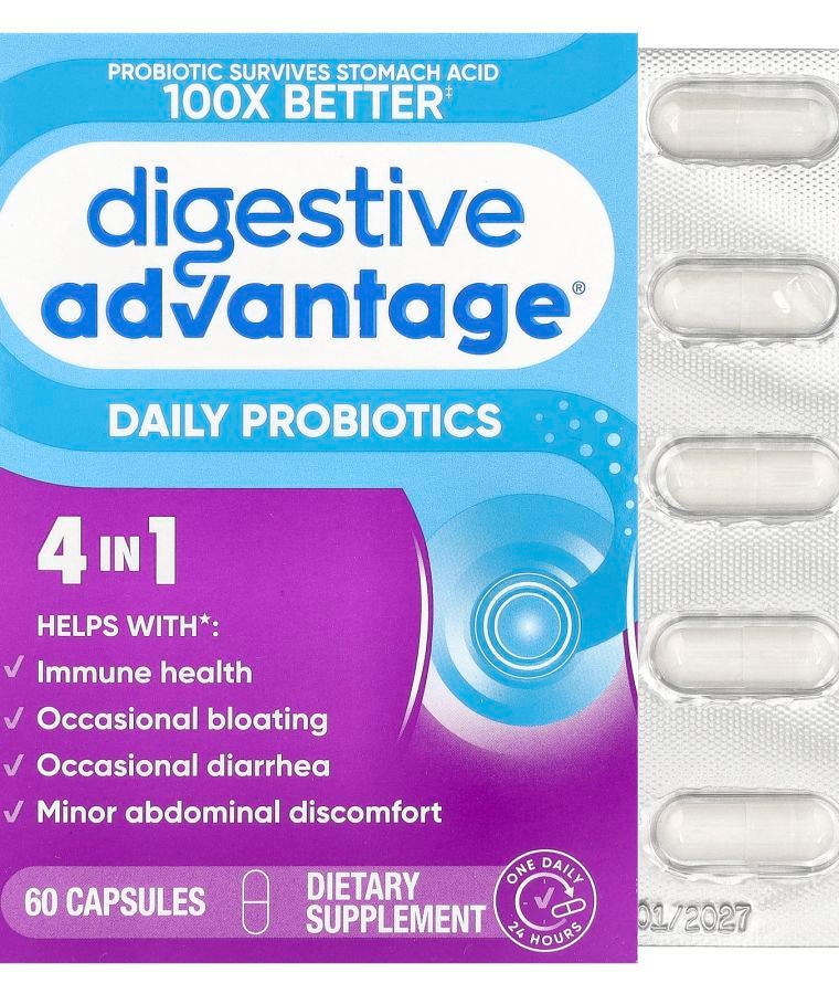 ديجستيف أدفانتج® بروبيوتيك يومي 60 كبسولة