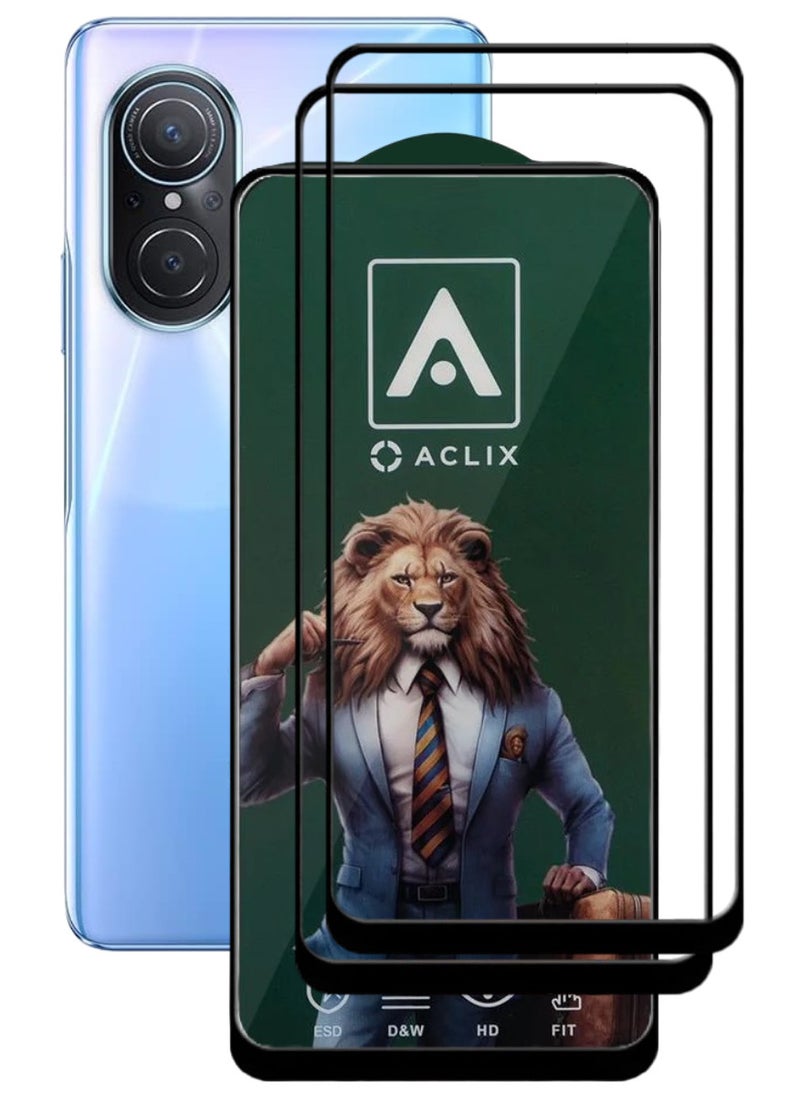 أكاليكس قطعتين، حماية شاشة،  لهاتف هواوي نوفا 9 SE ، جودة ممتازة. - Image 1