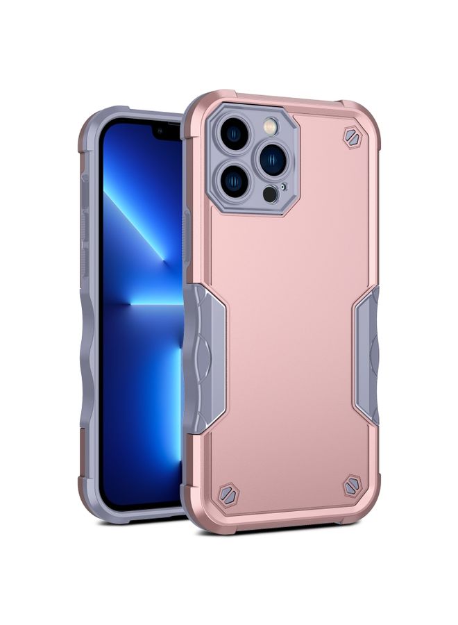 Case Cover For iPhone 13 Pro Max Non-slip Armor Phone Case Rose Gold