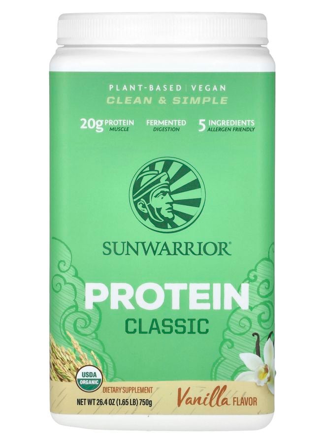 Sunwarrior Classic Protein Vanilla 1.65 lb (750 g) - Image 1