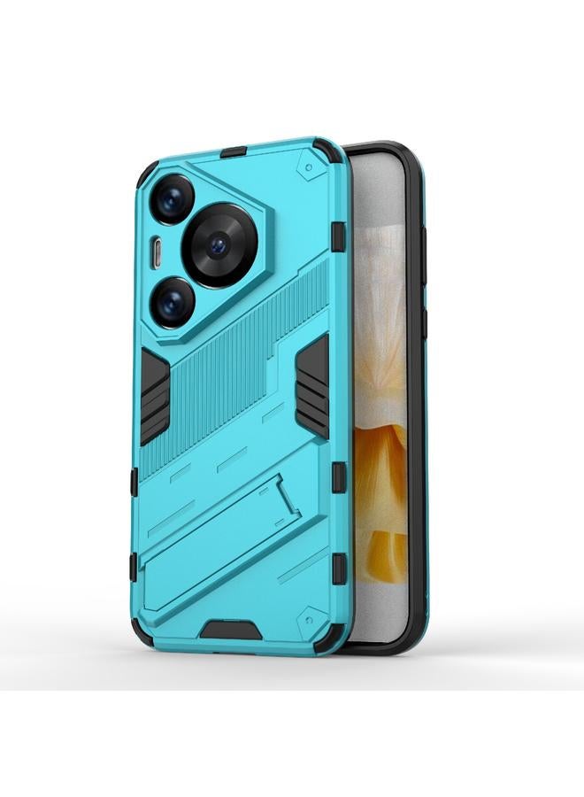 Zaboon Case For Huawei Pura 70 Pro / 70 Pro+ Punk Armor 2 in 1 PC + TPU Phone Case with Holder - Image 1
