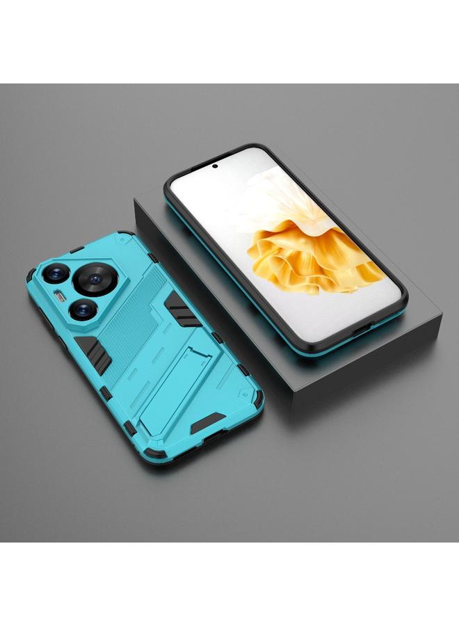 Zaboon Case For Huawei Pura 70 Pro / 70 Pro+ Punk Armor 2 in 1 PC + TPU Phone Case with Holder - Image 2