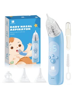 Nasal Aspirator for Baby, Electric Baby Nose Suction with 5 Adjustable Levels Suction, USB-C Rechargeable Mucus Cleaner with Lights and Music, Baby Nasal Aspirator for Toddler with 3 Silicone Tip - pzsku/Z26F83856386BE54AFC37Z/45/_/1737031245/cce4ea4b-0cb2-4a28-b25c-a68002dd0e27