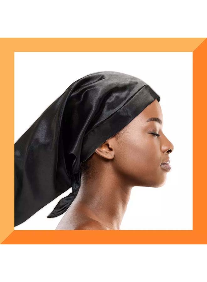 Cantu XL Braid Sleep Bonnet Black - Image 5