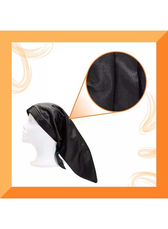 Cantu XL Braid Sleep Bonnet Black - Image 4