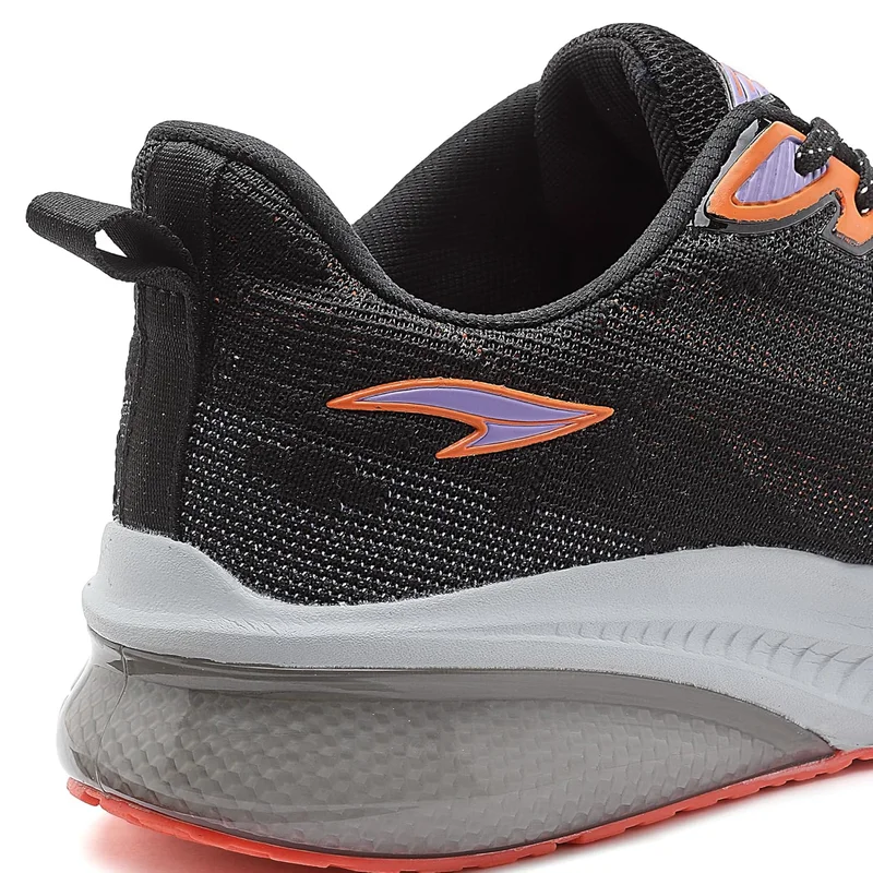 أسيان Black Orange Running Shoes for Men