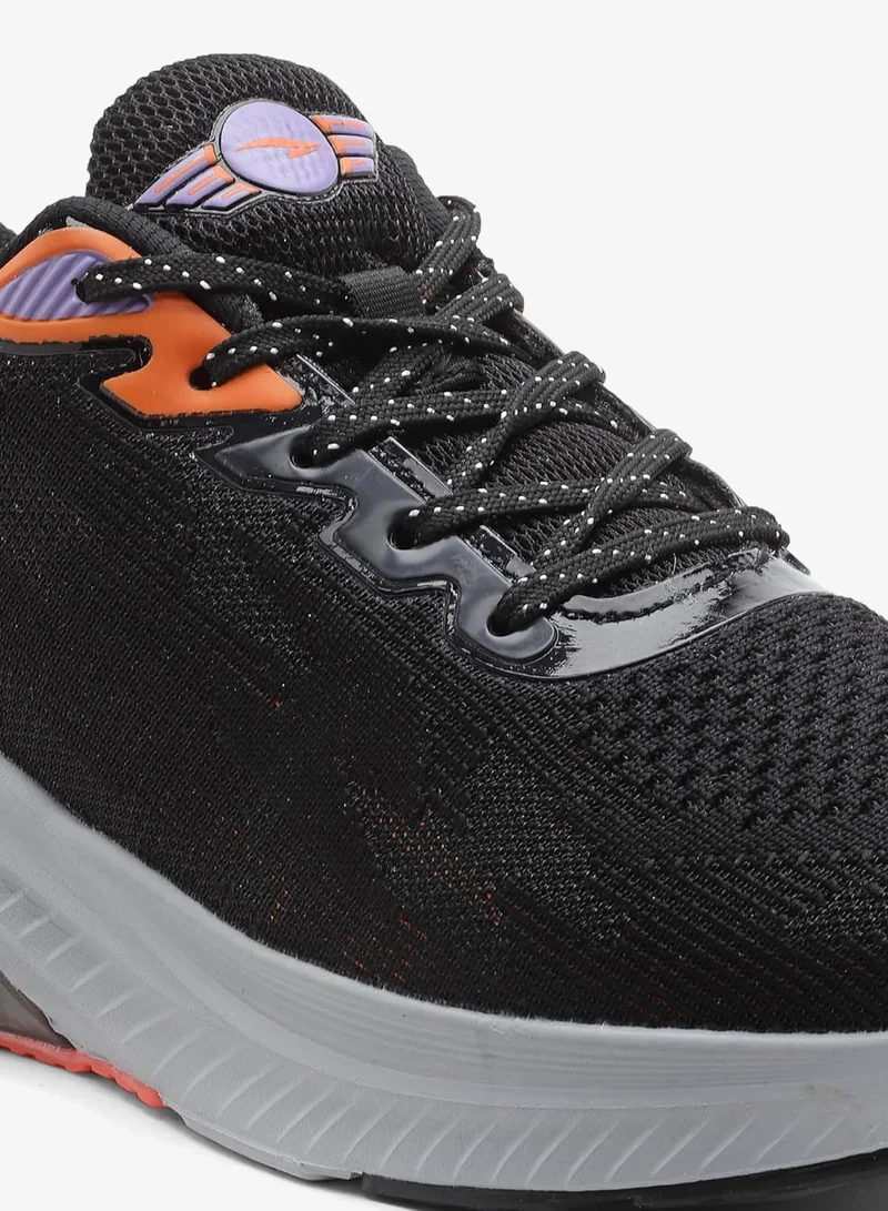Asian  Black Orange Running Shoes for Men for Men | Best Price UAE