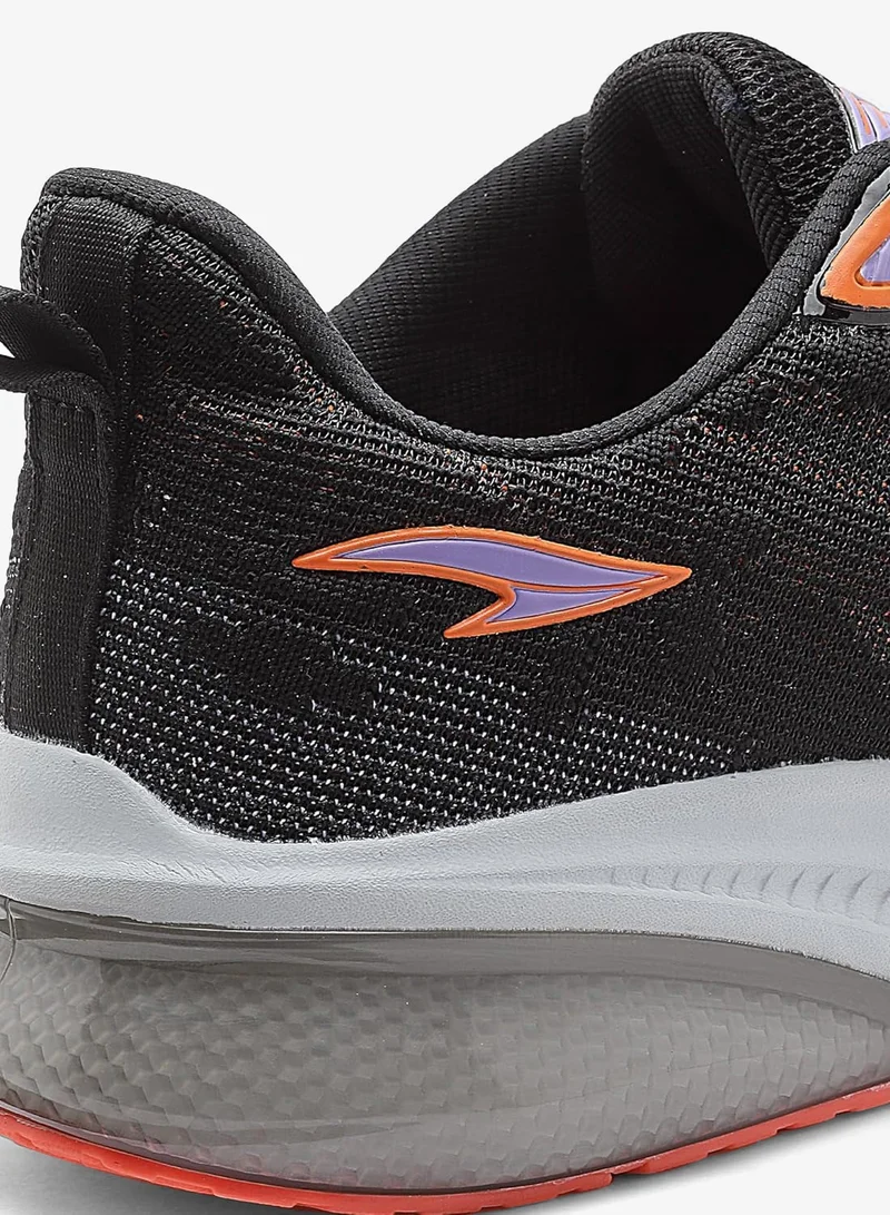 Asian  Black Orange Running Shoes for Men for Men | Best Price UAE