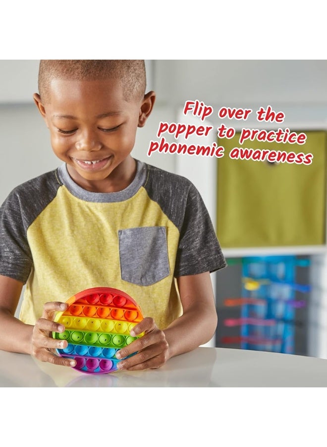 hand2mind hand2mind Alphabet Sensory Bubble Poppers Pop Fidget Toys for Kids Letter Toys Fine Motor Toys Fidgets for Classroom Calm Down Corner Supplies Science of Reading Manipulatives Set of 6 - Image 5