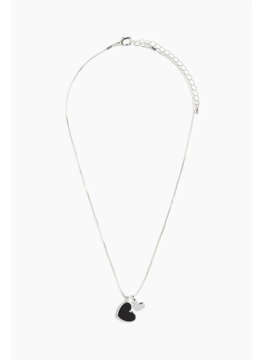 اتش اند ام Heart-Pendant Necklace