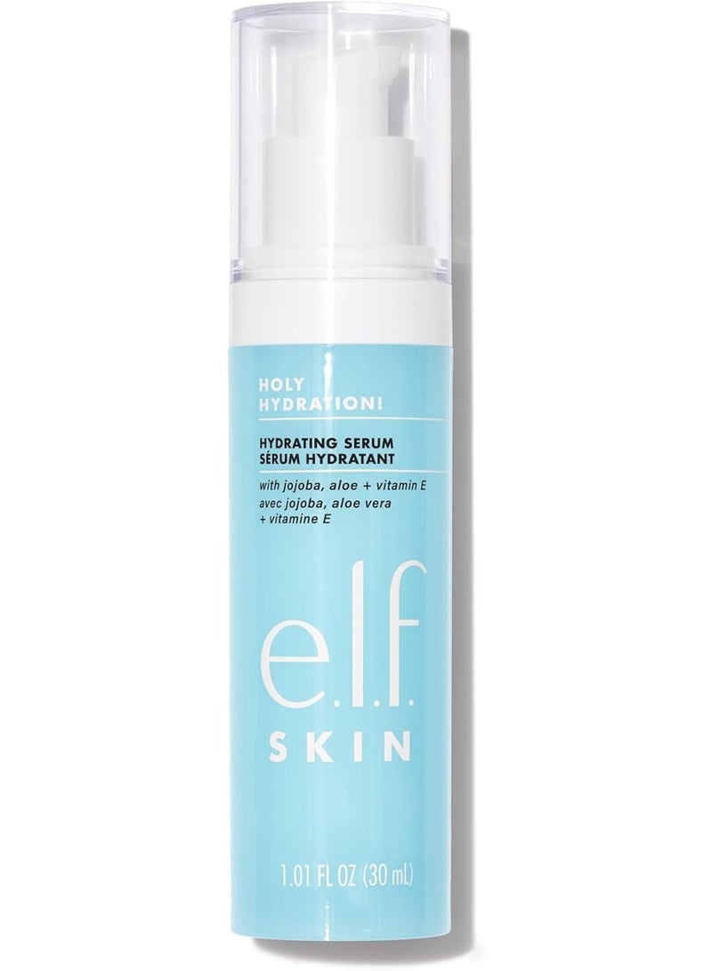 elf SKIN Holy Hydration Hydrating Serum Ultra Moisturizing Formula Strengthens Skin 1.01 Fl Oz, 30 ml - Image 1