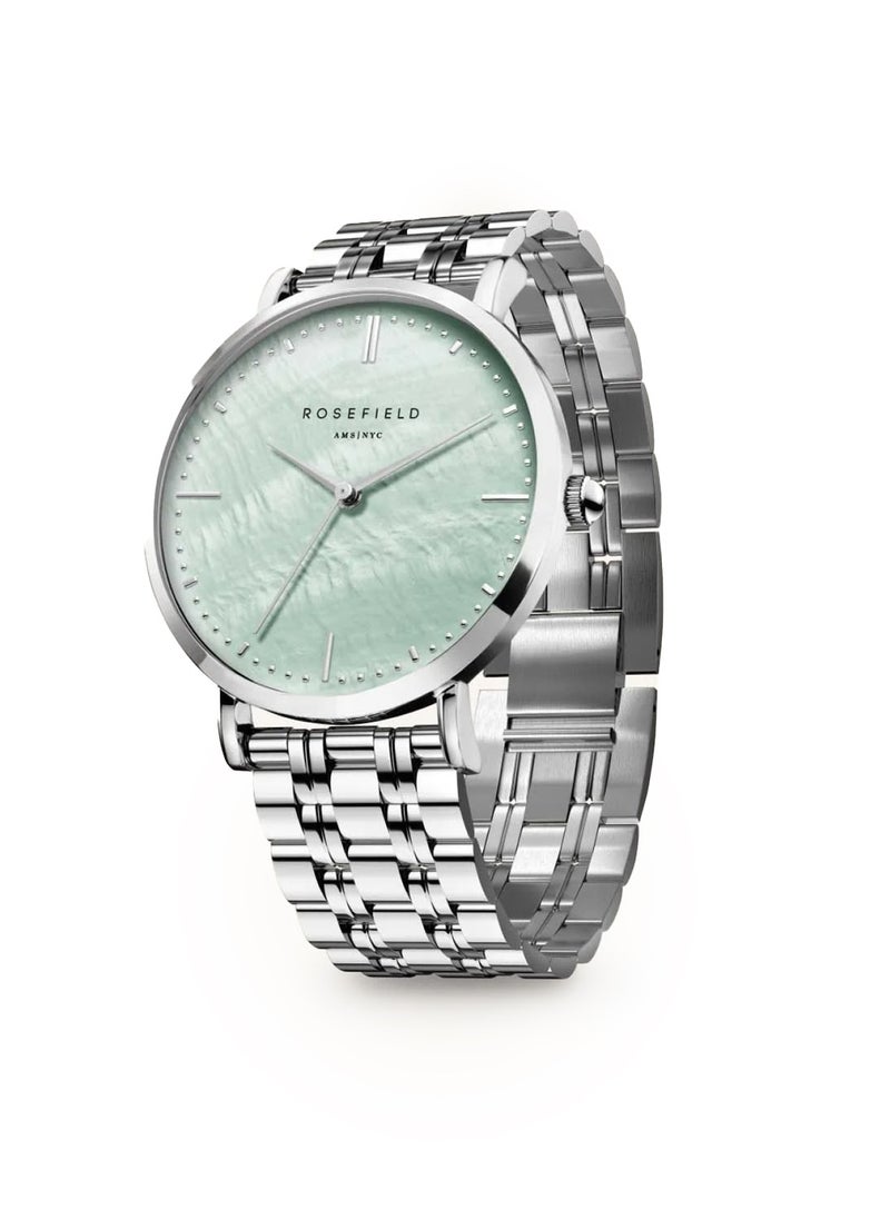 RoseField - Women's Upper East Side Green Analog Quartz Stainless Steel Watch UGSSS-U38 - 33mm - Image 1