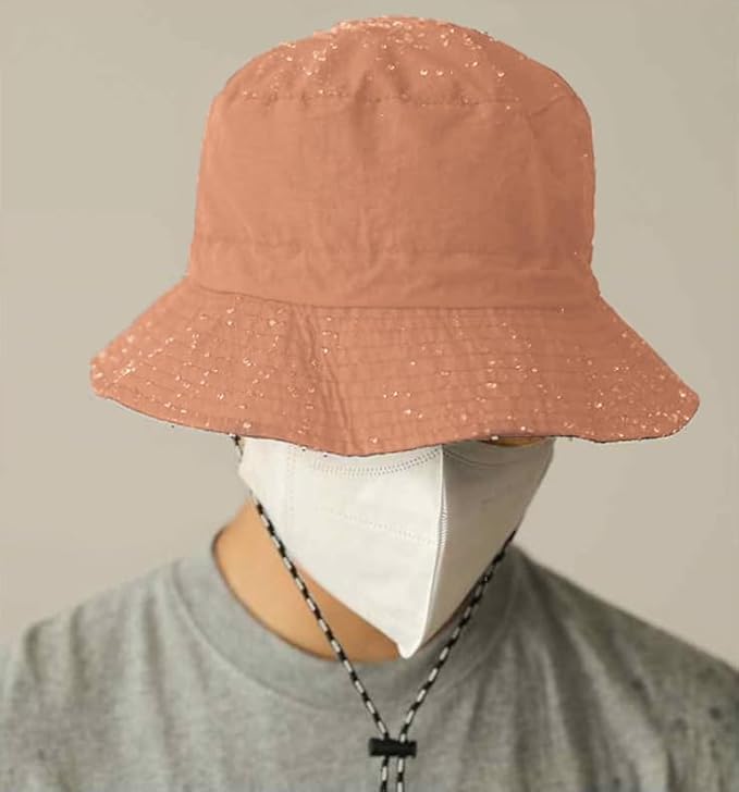 Handcuffs Women's Cotton Bucket Hat Fishermen Cap Free Size Hats - Image 3