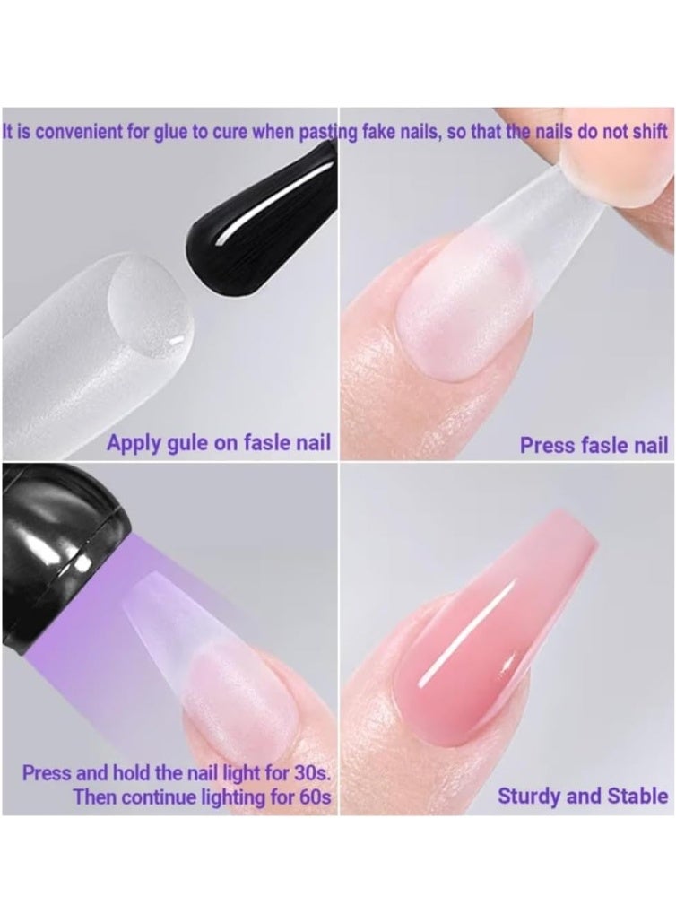LED Nail Dryer Portable Nail Dryer with Clip Powered for Polygel Gel Nail Glue - Image 5