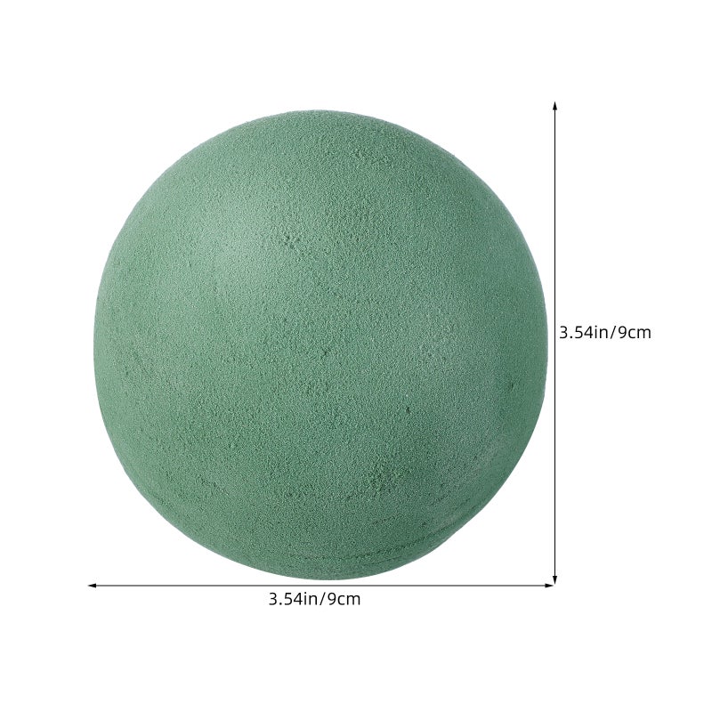 8PCS Sphere Floral Blocks Round Wet Dry Mud Block for DIY Flowers Bouquet Arrangements Wedding Flowers Florists Supplies Party Decoration 9cm - Image 2