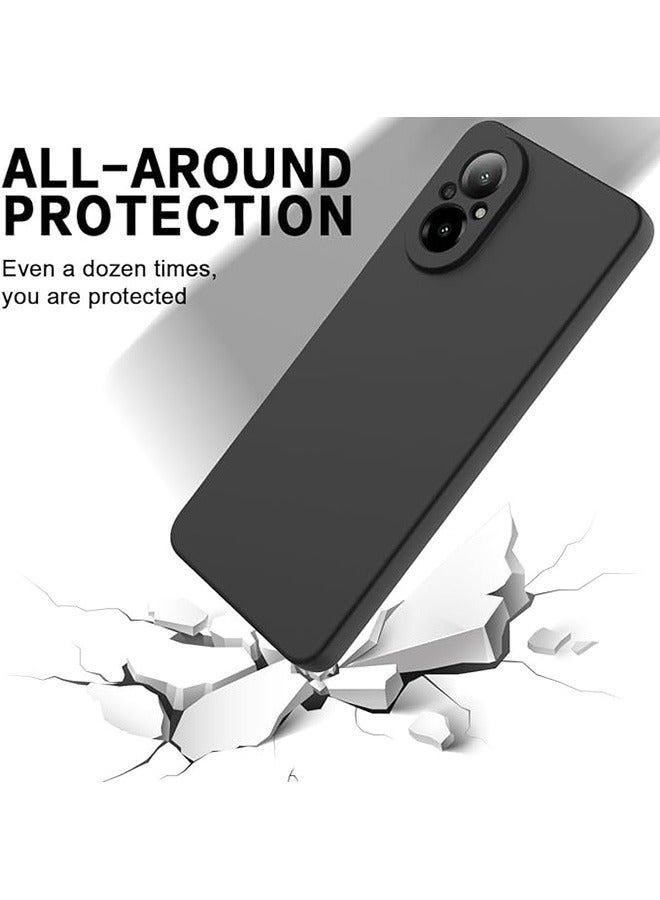 Case for Realme C67 4G, Soft TPU Thin Protective Phone Cover with Matte Finish, Anti-Fall Drop Protection, Anti-Fingerprints, Shockproof Case for Realme C67 4G (Black) - Image 4