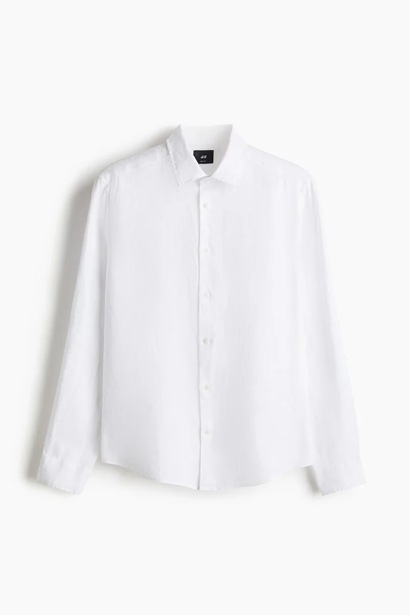H&M  Slim Fit Linen shirt for Men | Best Price UAE