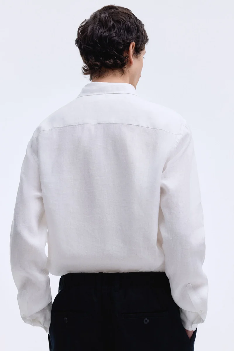 H&M  Slim Fit Linen shirt for Men | Best Price UAE
