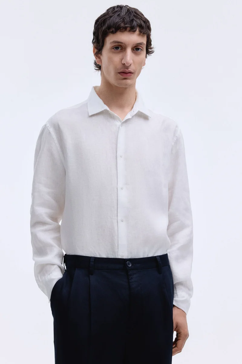 H&M Slim Fit Linen shirt