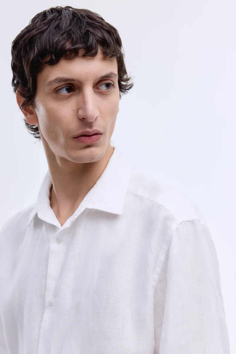 H&M Slim Fit Linen shirt