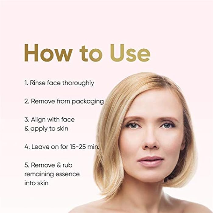 Ruzzut 12PCS Collagen Facial Masks - Skin Care Hydrating Face Sheet Mask with Hyaluronic Acid & Hydrolyzed Collagen Mask for Deeply Moisturizing & Anti Wrinkles & Refreshing Skin, 24K Gold - Image 4