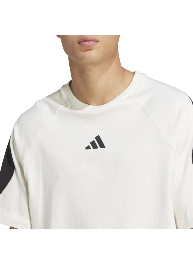 Adidas Adidas M Stadium Tee White T-Shirt (Short Sleeve) T-Shirts For Men