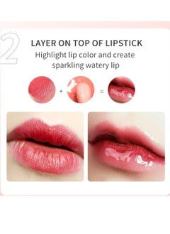 Lip Glow Oil Plumping Lip Oil Lip Gloss Nourishing Gloss Lip Balm Big Brush Head Non Sticky and Long Lasting Liquid Lip Gloss Lip Tinted for Lip Care and Dry Lips Hydrating Lip Glow Oil 01 - pzsku/Z26F90319847C53F0B8D8Z/45/_/1700050578/64a39864-8174-47c7-8cd1-6f3426976bd8