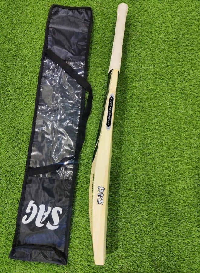 تبلد مضرب كريكيت احترافي من خشب الصفصاف الإنجليزي، مقاس 6 - Image 4