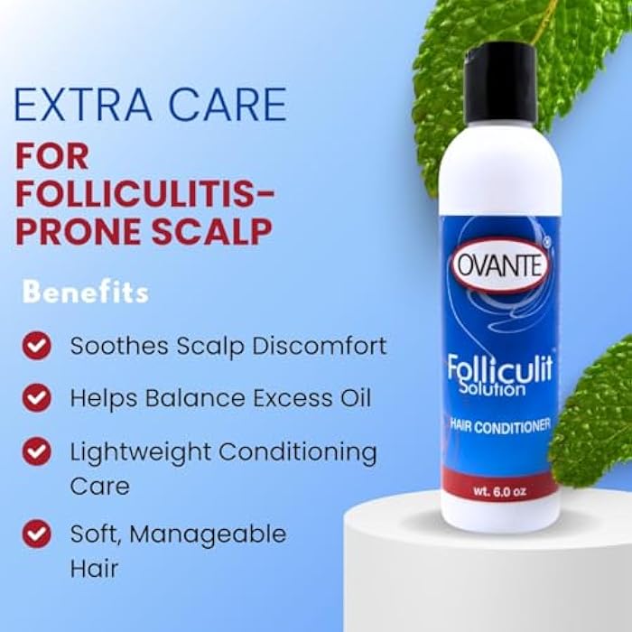 Ovante Folliculit Solution Hair Conditioner for Scalp Folliculitis - 6.0 oz - Image 2