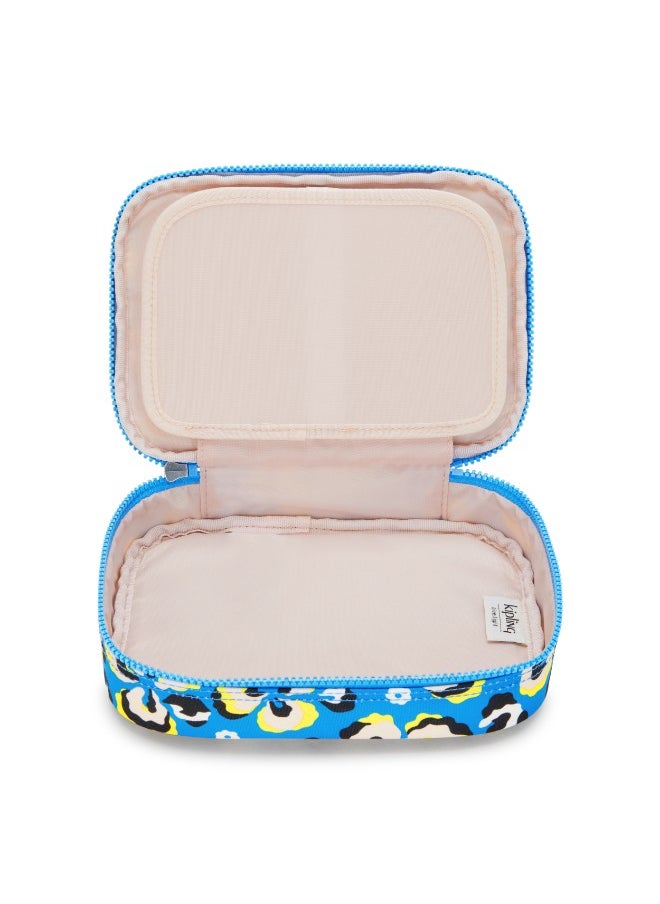 kipling Large Pencase Female Leopard Floral 100 Pens  - Image 3
