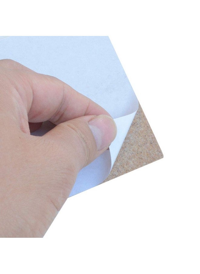 YYaaloa 24 Pcs Selfadhesive Mini Squares Backing Cork Tiles Sheets 4X 4 For Diy Coasters And Diy Crafts Cork Board Squares Cork Tiles Cork Mat (24Pcs) - Image 2