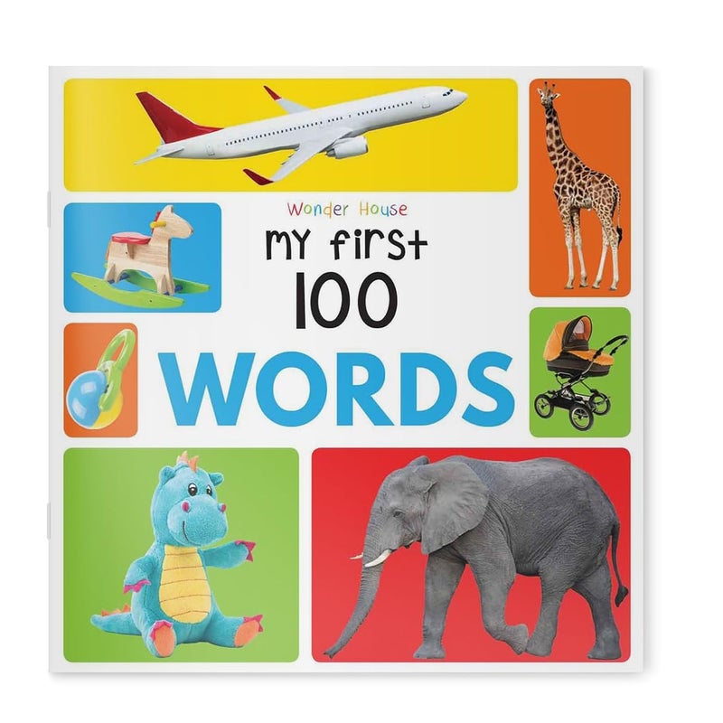 كتابي الأول 100 كلمة: سلسلة كتبي الأولى 100 (كتبي الأولى 100) غلاف ورقي من دار وندر هاوس للنشر - Image 1