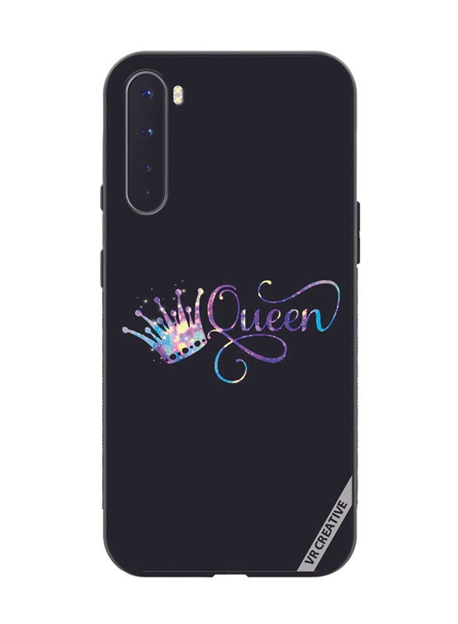 VR CREATIVE Protective Case Cover For OnePlus Nord Queen Design Multicolour - Image 1
