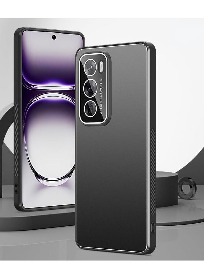 General Case Compatible with Oppo Reno12 Pro Phone case Metal Frosted Lens Full Package Protective case,Full Package Design, Four Corner airbag Soft Silicone Design, high Elasticity  - Image 1