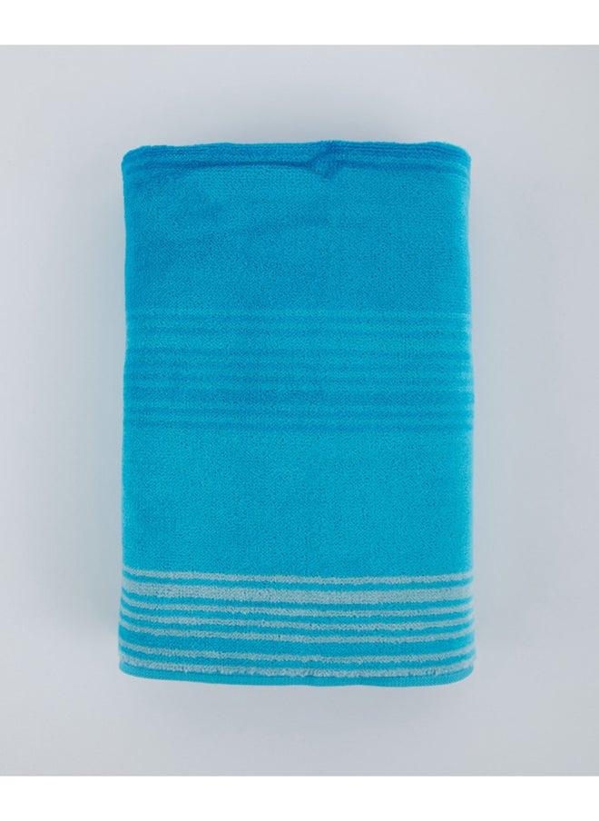 White Rose Towel Zooni 500 Gsm 100% Cotton-Pile To Pile Velor Stripe1 Hand  50X90 CmSoft Touch Extra Absorbent-Blue  - Image 4