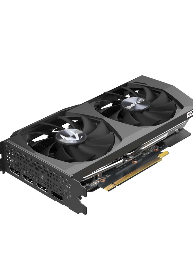 ZOTAC GAMING GeForce RTX 3050 Twin Edge, 8GB, GDDR6 Graphics Memory - 2nd Gen Ray Tracing Cores - 3rd Gen Tensor Cores  - IceStorm 2.0 Advanced Cooling - Active Fan Control with FREEZE Fan Stop - Metal Backplate Black | ZT-A30500E-10M - Image 5