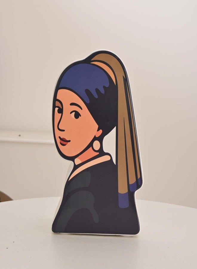 PIG WORLD Girl with A Pearl Earring Large Ceramic Piggy Bank for Adults Must Break to Open,alcancias de Dinero para adultos,Money Saving Box,Coin Bank,Money Bank,Piggy Bank Boys,Cozy Home Decor Living Room - Image 2