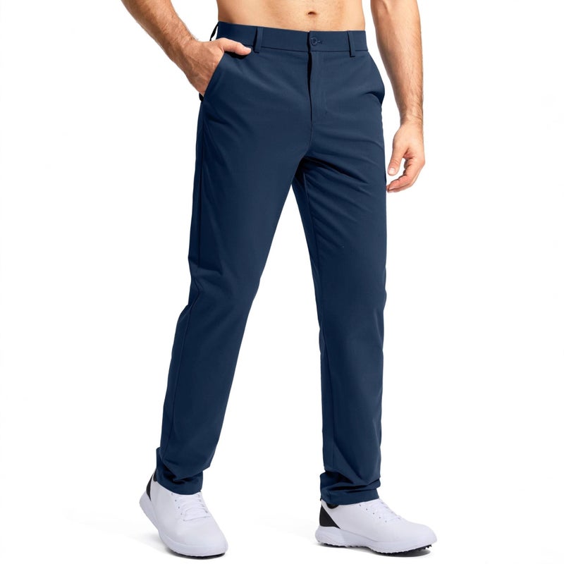 Men's Stretch Casual Pants Straight Leg Quick-Dry - Image 2