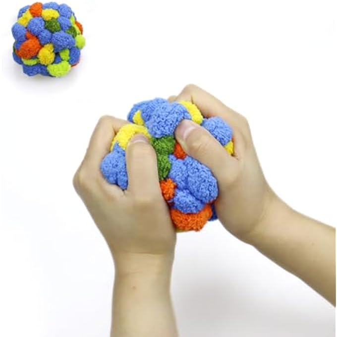 welsoon Fidget Ball for Alzheimer Dementia Patients Therapy and Anxiety Relief Sensory Toys for Autism Special Needs and Elderly Stretch and Squeeze Skin Pickers ADHD OCD - Image 1