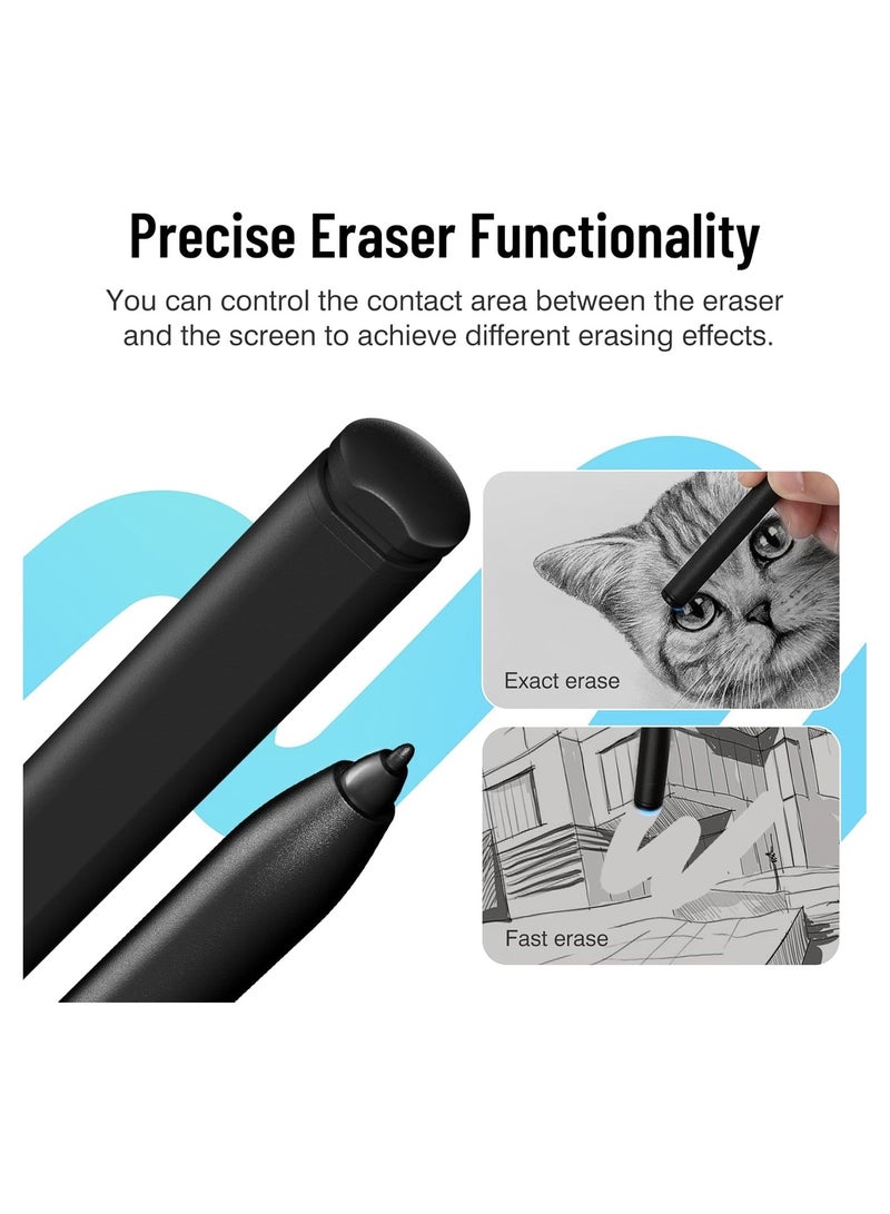 Magnetic Stylus Pen for Remarkable 2 Pen with Eraser, Digital Replacement Pen for Remarkable 2 Stylus Alternative Marker Plus, 4096 Pressure Sensitivity, Palm Rejection, Tilt Support with 5 Pen Tips  - Image 4