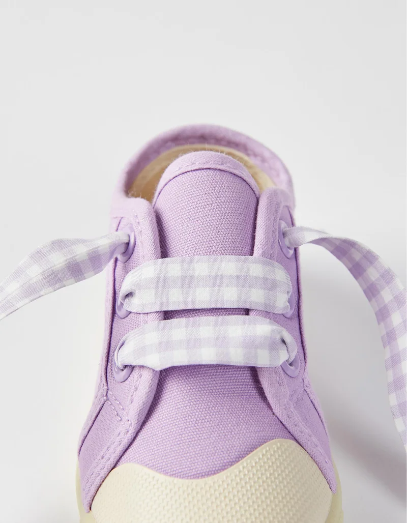 زيبي Fabric Trainers for Baby Girls 'ZY Delicious', Lilac