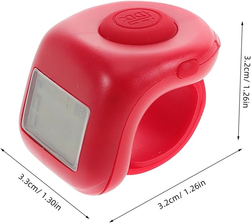 POPETPOP Luminous Counter Finger Counting Finger Clicker Counter Tally Counter Clicker Counter Ring Click Counter - Image 2