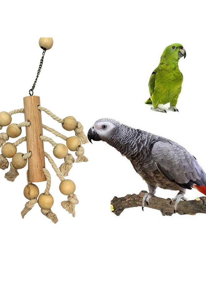 إيميلي بيتس لعبة خشبية طبيعية قابلة للمضغ ومعلقة على شكل طائر خشبي - Image 3