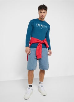 Seventy Five Basics Graphic Long Sleeve T-Shirt  - Image 4