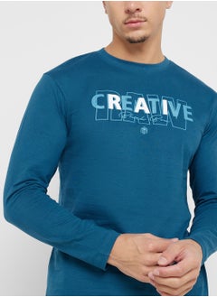 Seventy Five Basics Graphic Long Sleeve T-Shirt  - Image 3