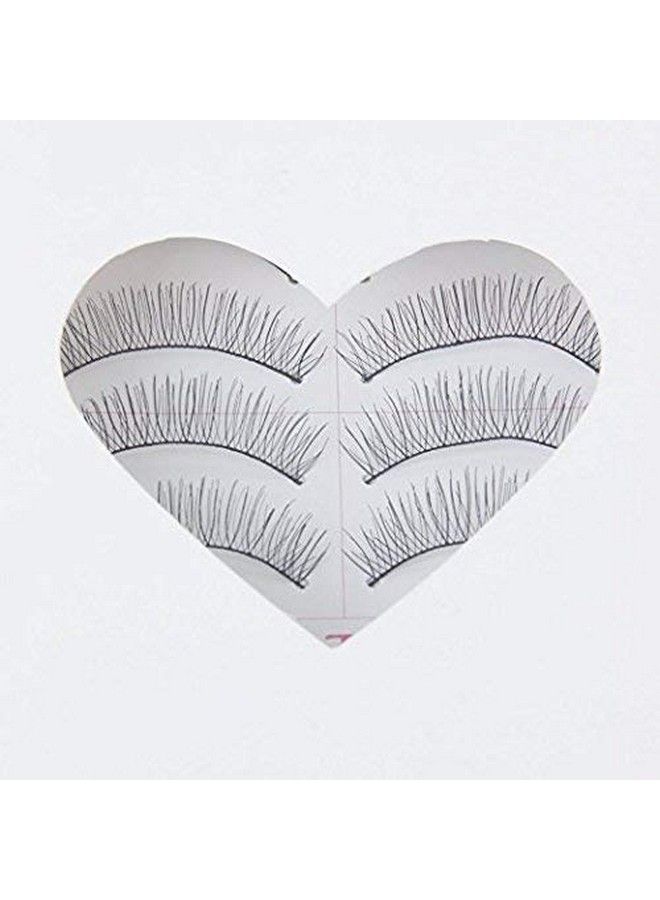 Gugzy 10 Pairs Handmade Natural Soft False Eyelashes Fake Eye Lash Black Sparse False Eyelashes Eye Lashes Extension Make Up - Image 4