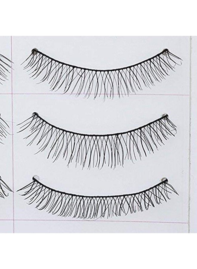 Gugzy 10 Pairs Handmade Natural Soft False Eyelashes Fake Eye Lash Black Sparse False Eyelashes Eye Lashes Extension Make Up - Image 3